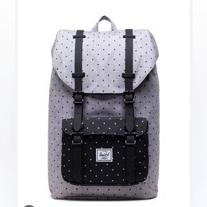 Herschel Supply Company polka dot backpack.